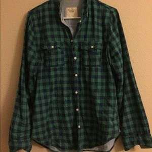 Abercrombie & Fitch plaid button-down